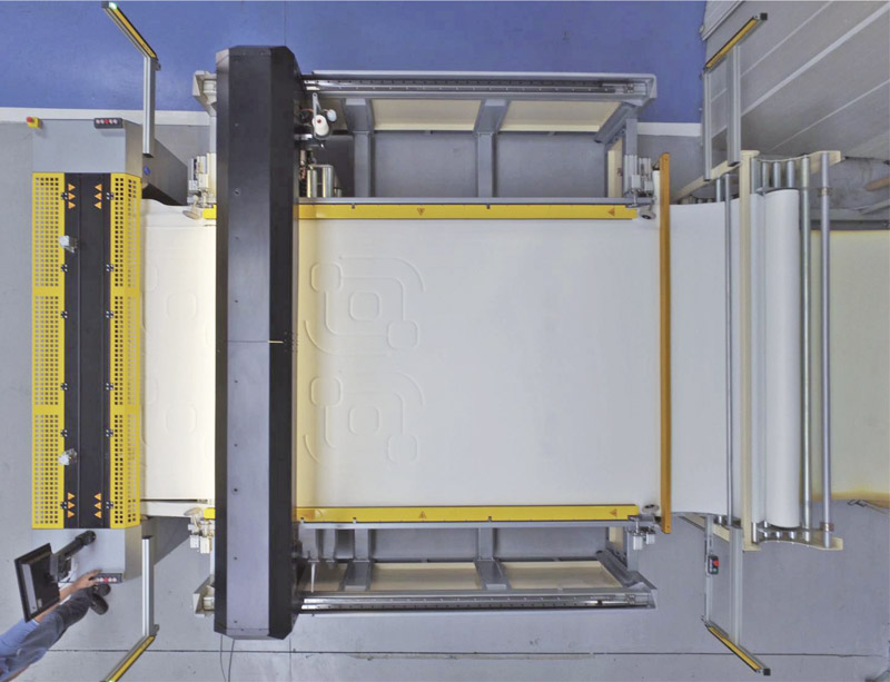 Acolchadora Industrial para Costura en Contínuo con Un Cabezal - Imagen 2