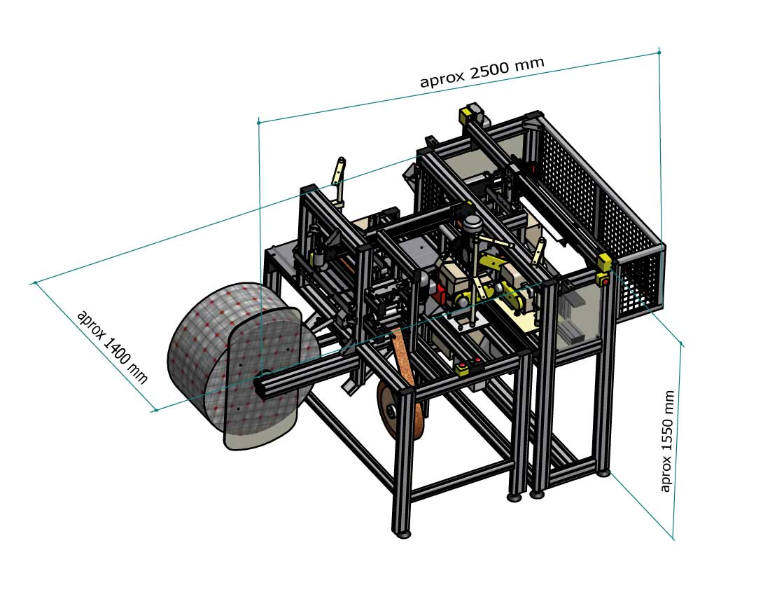 Máquina Automática de Inserción de Asas Verticales en el Borde del Colchón - Imagen 6